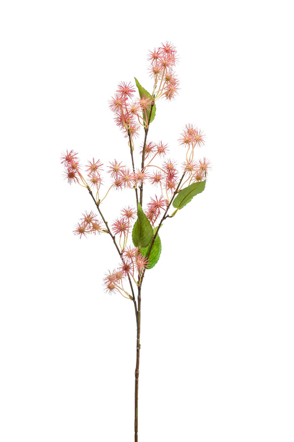 Ricin artificiel - 1 branche - Rose