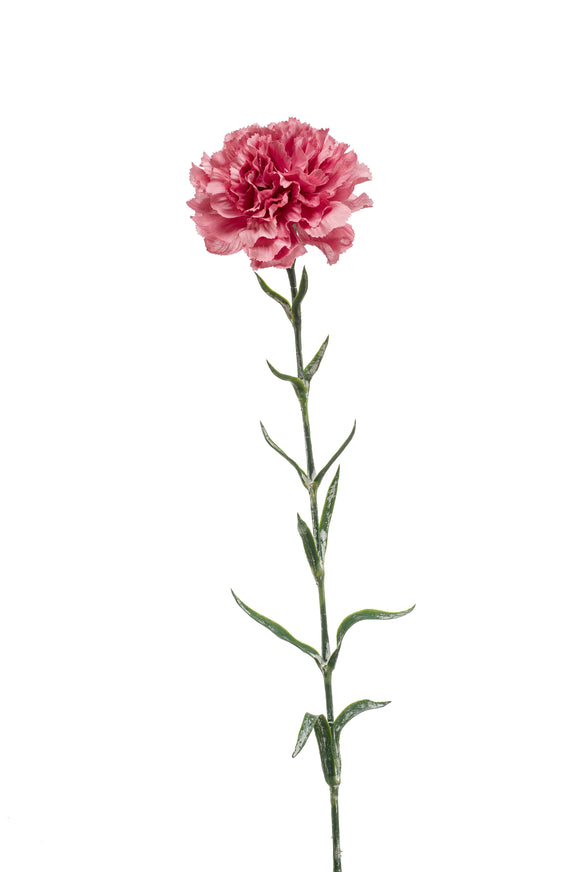 Oeillet artificiel - 1 tige - Rose vintage