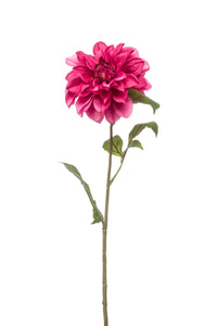 Dahlia artificiel - 1 tige - Fuchsia