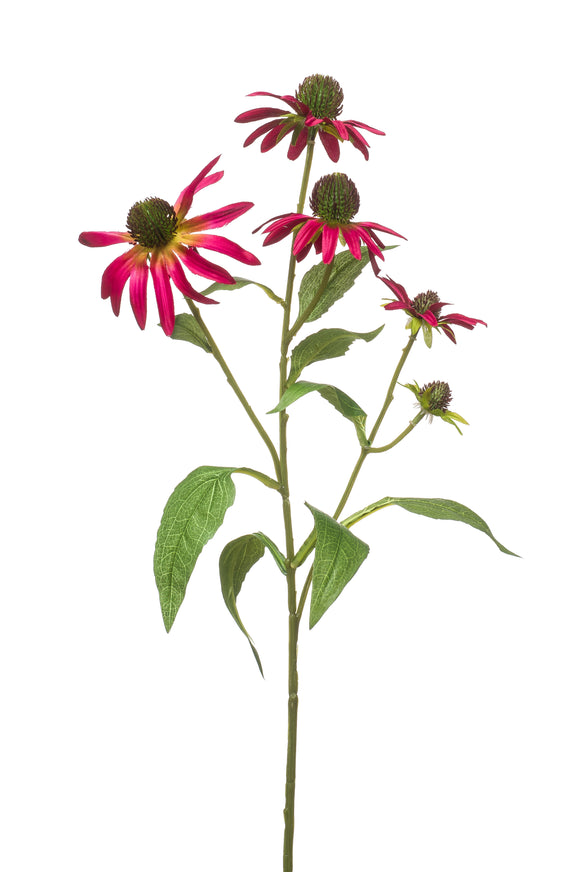 Rudbeckias artificielles - 1 tige - Fuchsia