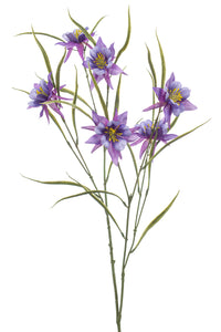 Ancolies artificielles - 1 tige - Violet