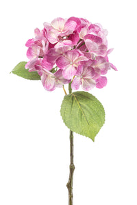 Artificial hydrangea - 1 head - Pink