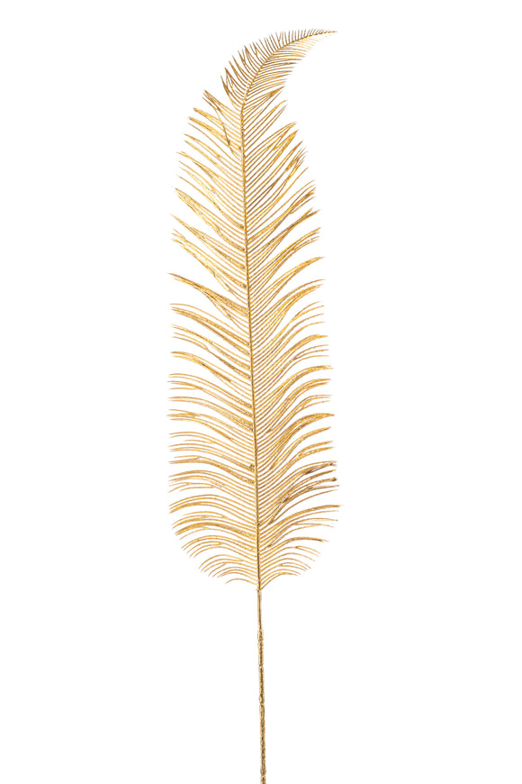 Palmera artificial - 1 fronda - Dorada