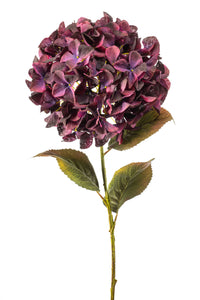 Hortensia artificial XXL - 1 cabeza - Burdeos