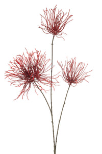 Cardos artificiales - 1 tallo - Rojo