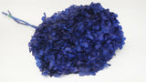 Hortensia preservada Anna - 1 cabeza - Azul Majorelle