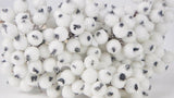 Berry cluster sugar on stem - 1 Bund - Weiß