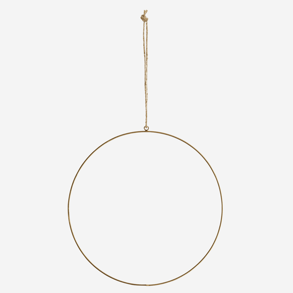 Metallring - Rund 30 cm - Gold