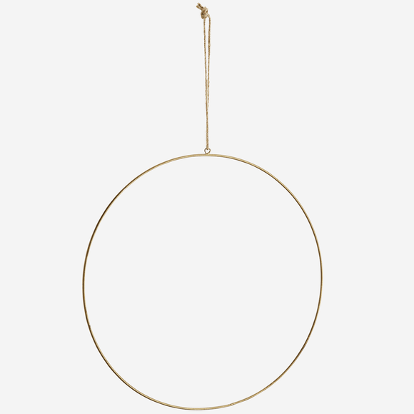 Metallring - Rund 40 cm - Gold