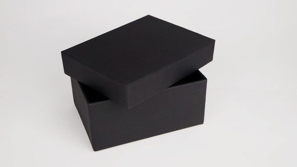 Rechteckige Box M - Mattschwarz