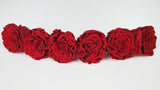 Stabilisierte Rosen Romantik 5 cm - 6 Stück - Hellrot