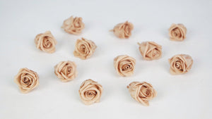 Stabilisierte Rosen Kiara  2 cm - 12 Stück - Nude