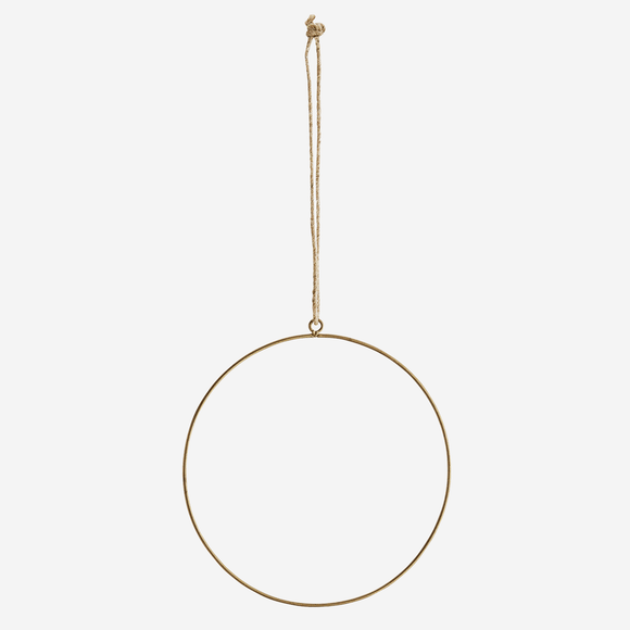 Metallring - Rund 20 cm - Gold